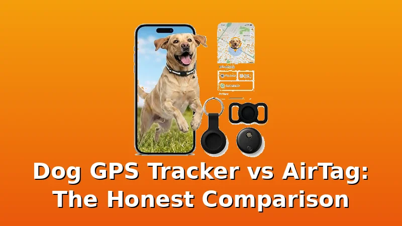 Dog GPS Tracker vs AirTag: The Honest Comparison - BestDogGPSTracker review with measurements and honest opinion