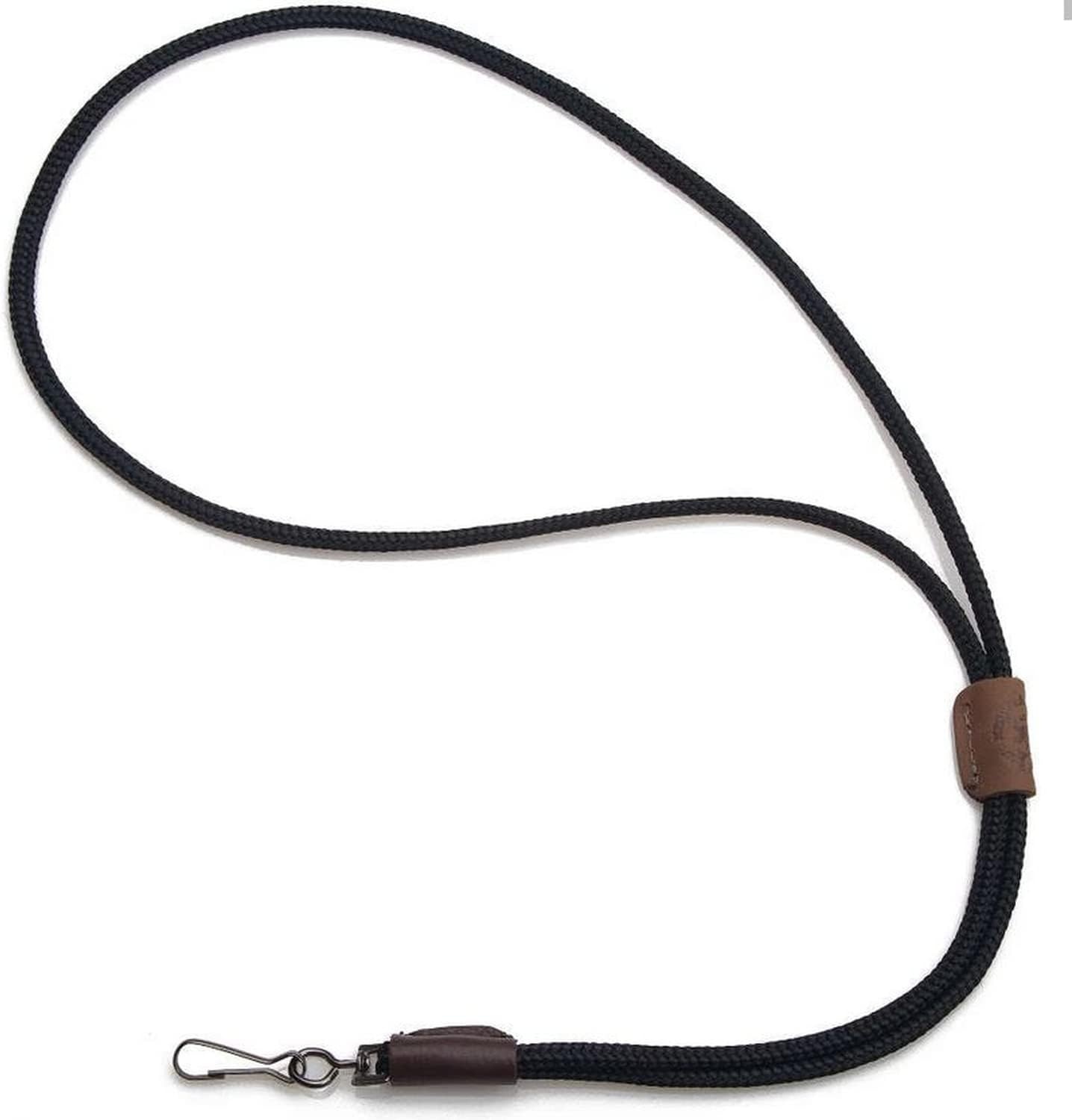 Mendota Pet Lanyard, Whistle Lanyard, Made in USA, Black, 30 in (Single)