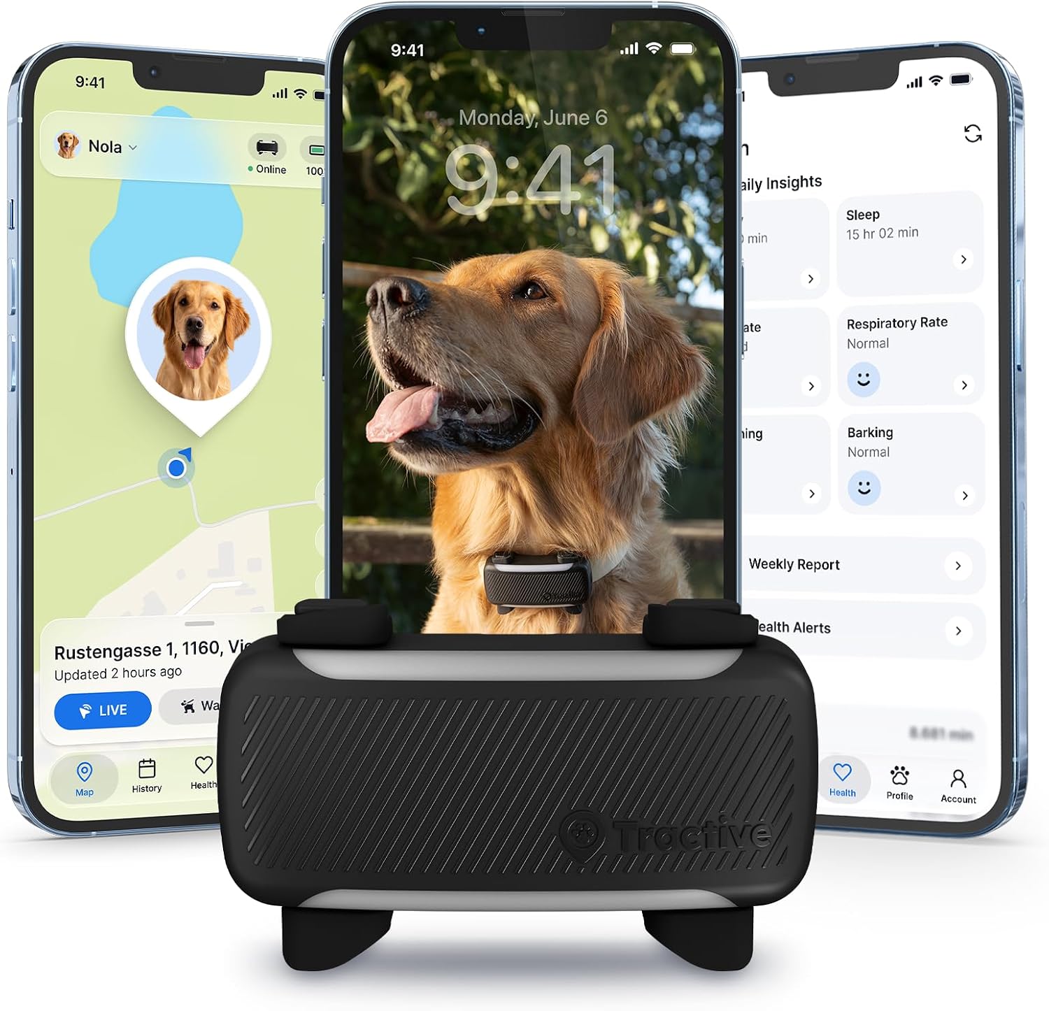 eMACROS Dog GPS Tracker No Subscription, Off-Grid, Up to 3 Mile Long Range